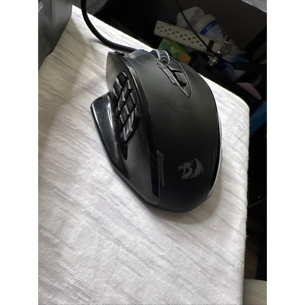 Redragon M908 Impact Gaming Mouse Unisex Black Good‎ RGB MMO 18 Buttons